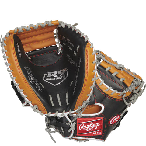 Rawlings R9 Youth Pro Taper (Youth/Senior 12-14) Catchers Glove (R9CMU-23BT)