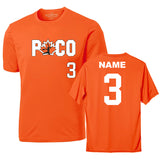 Dri Fit T-Shirts - Front Logo/Back & Front Number/Players Name (Port Coquitlam Softball)
