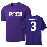 Dri Fit T-Shirts - Front Logo/Back Number/Players Name (Port Coquitlam Softball)