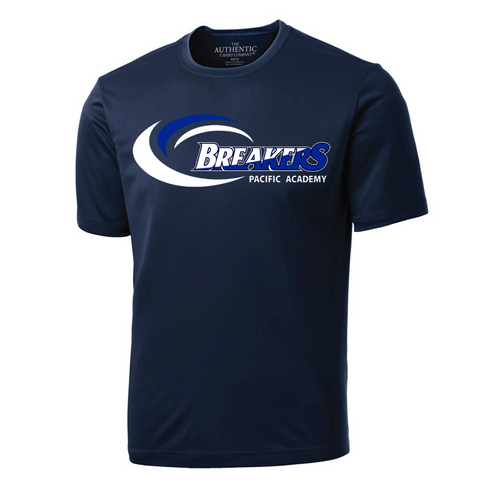 Short Sleeve Dri Fit T-Shirt (Adult) - Navy (Pacific Academy)