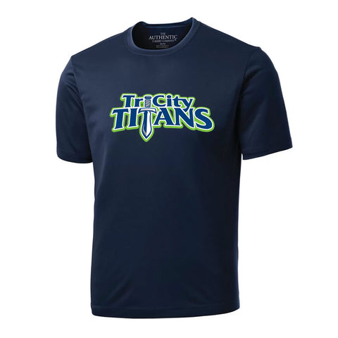 Pro Team Dri Fit Shirt Full Front Logo Youth (Tri City Titans