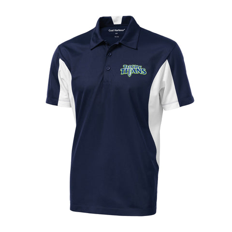 Colour Block Golf Shirt - Mens (Tri City Titans Coaches)