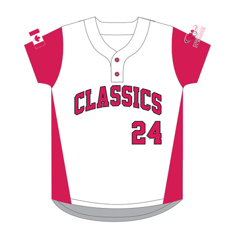 Classics Sublimated Game Jersey: White